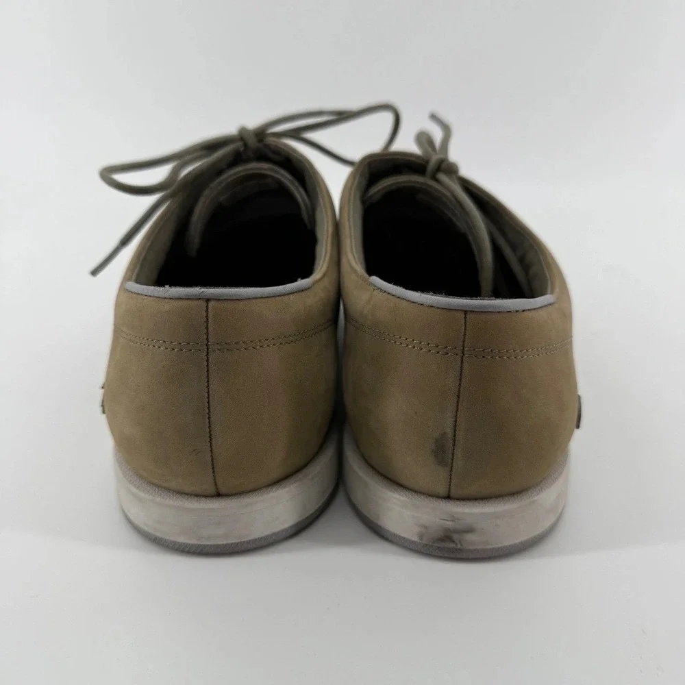 Lacoste Laccord 117 1 CAM Oxford Mens 10 Leather Tan Solid 7-33CAM10051X5